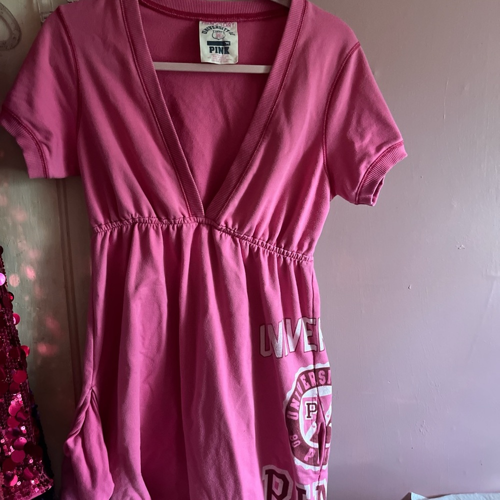 PINK Y2K dress university of pink